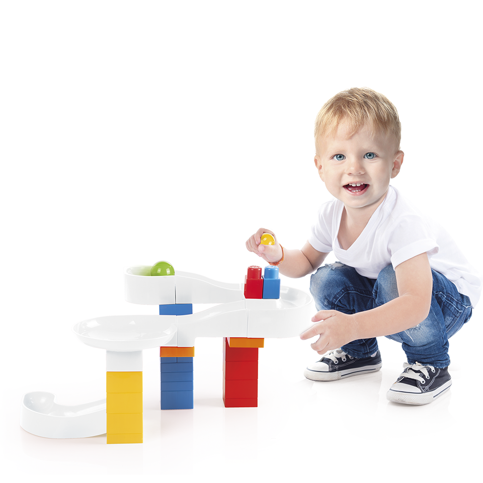 Joc de constructie - Labirintul bilutei ( 41 piese) [2]