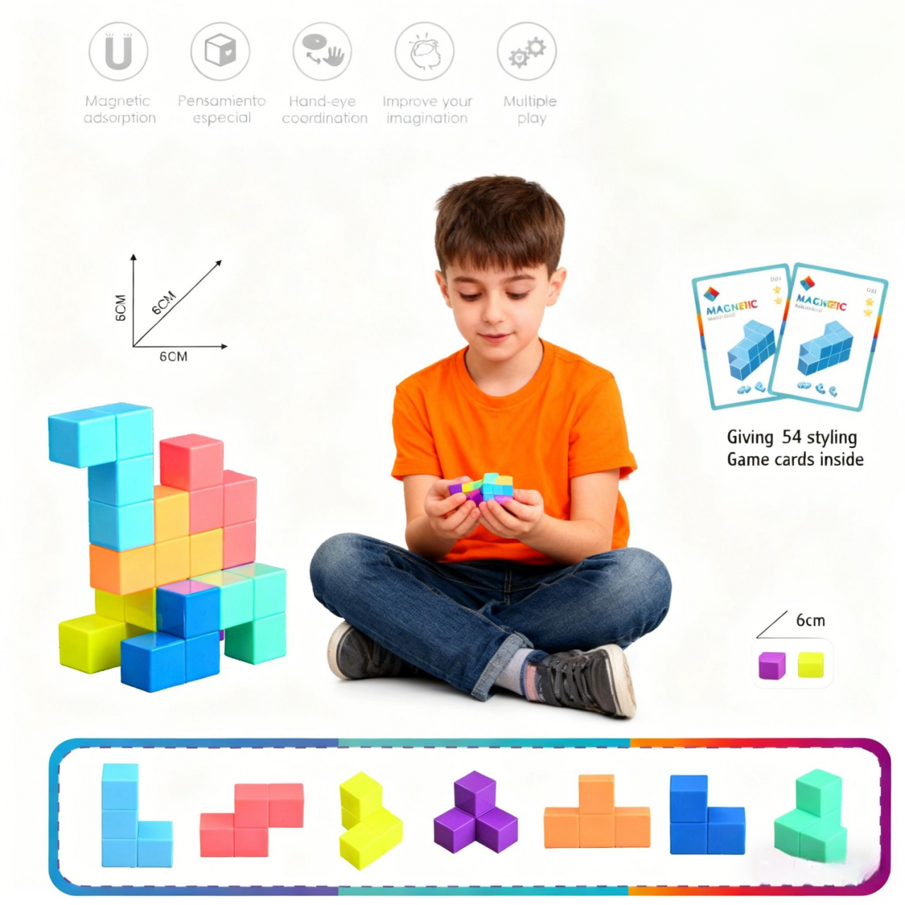 Joc de logica magnetic - Cub Soma [2]