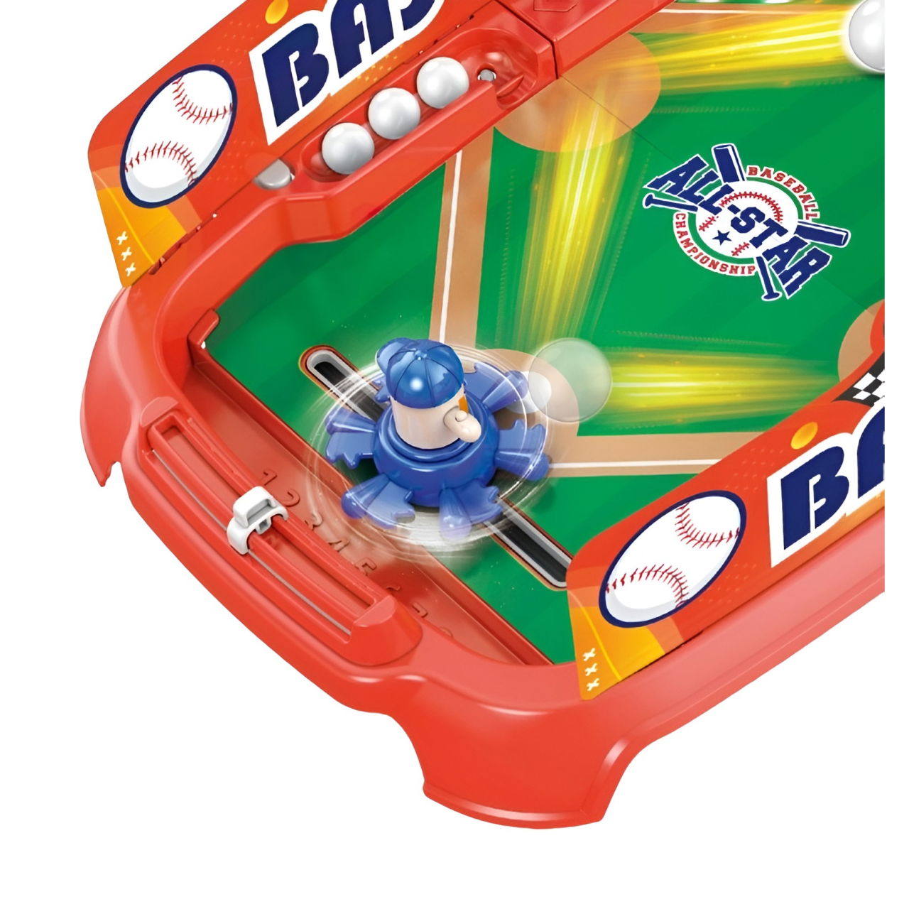 Joc de Masa Interactiv de Baschet pentru Copii, Flippy, 4 Mingi, Tabela Scor, 40.7x27x14.5 cm, Multicolor [5]