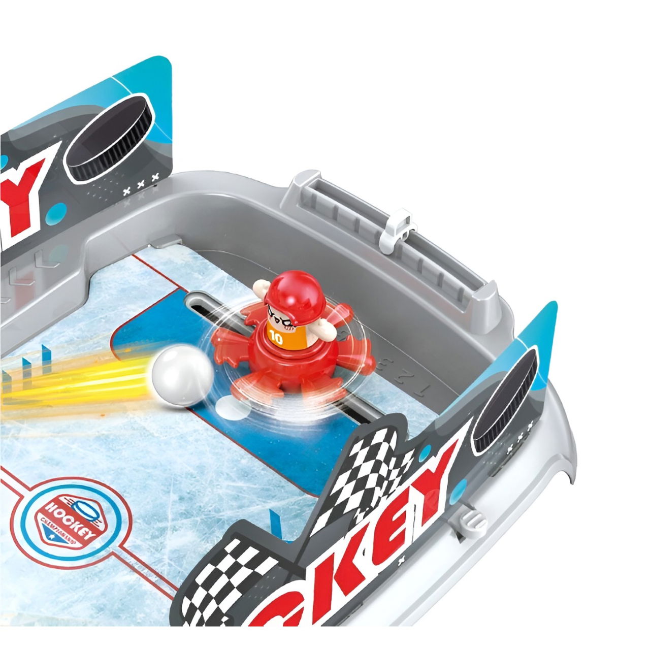 Joc de Masa Interactiv Ice Hockey pentru Copii, Flippy, 4 Mingi, Tabela Scor, 40.7x27x14.5 cm, Multicolor [6]