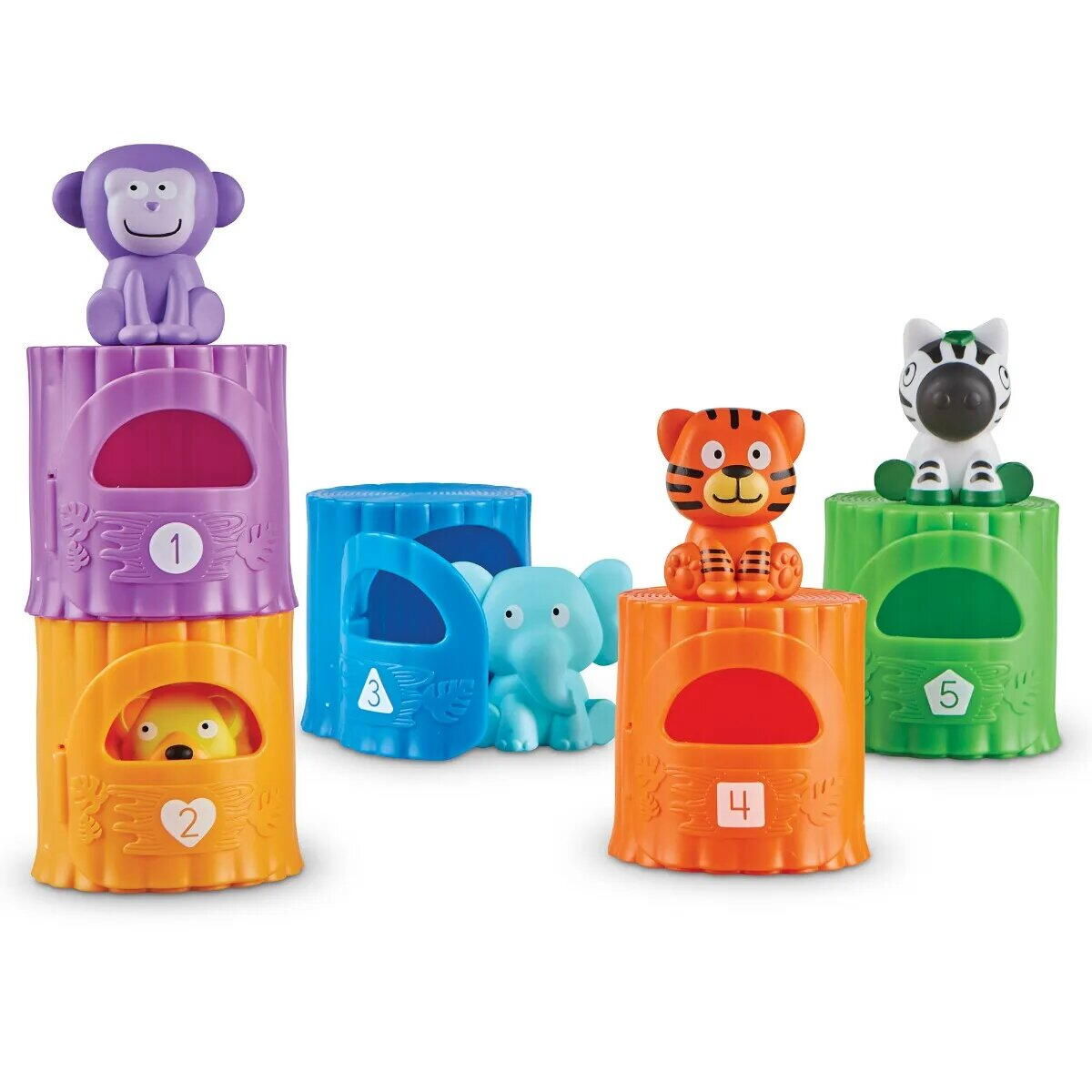 Joc de sortat si numarat - Prietenii din jungla [1]