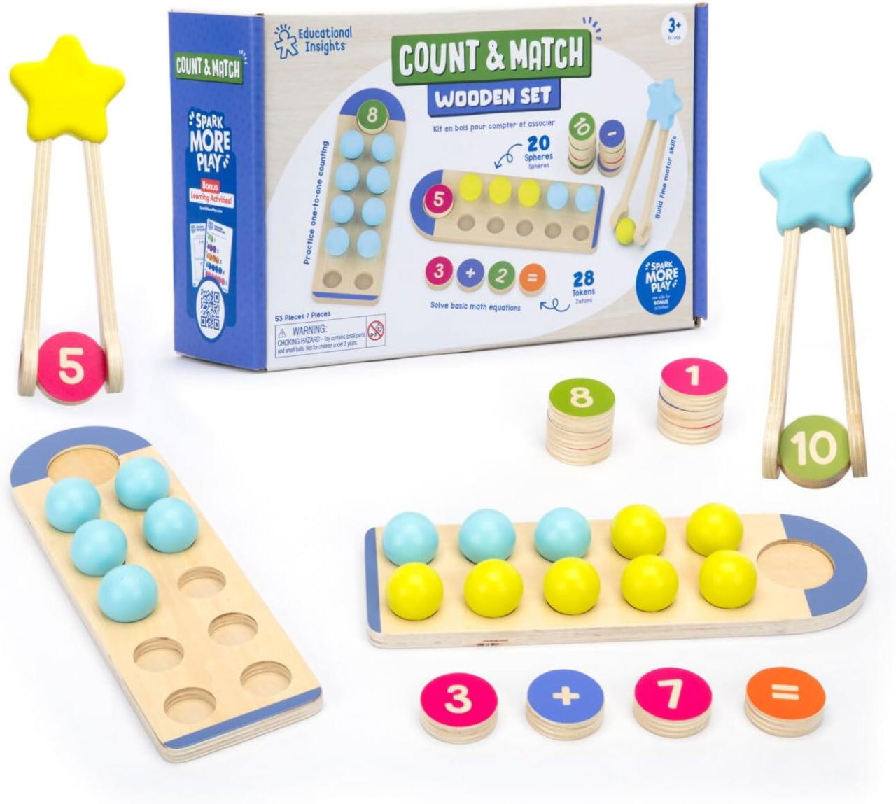 Joc din lemn - Numara si potriveste [1]