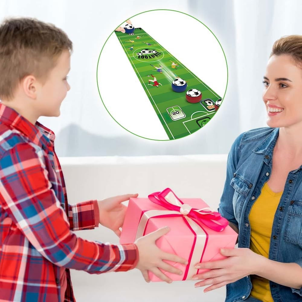Joc Interactiv, Flippy, Covor de Fotbal 90 x 20 cm, 1-4 Jucatori, +5 Ani, 6 Mingi Incluse, Verde [4]
