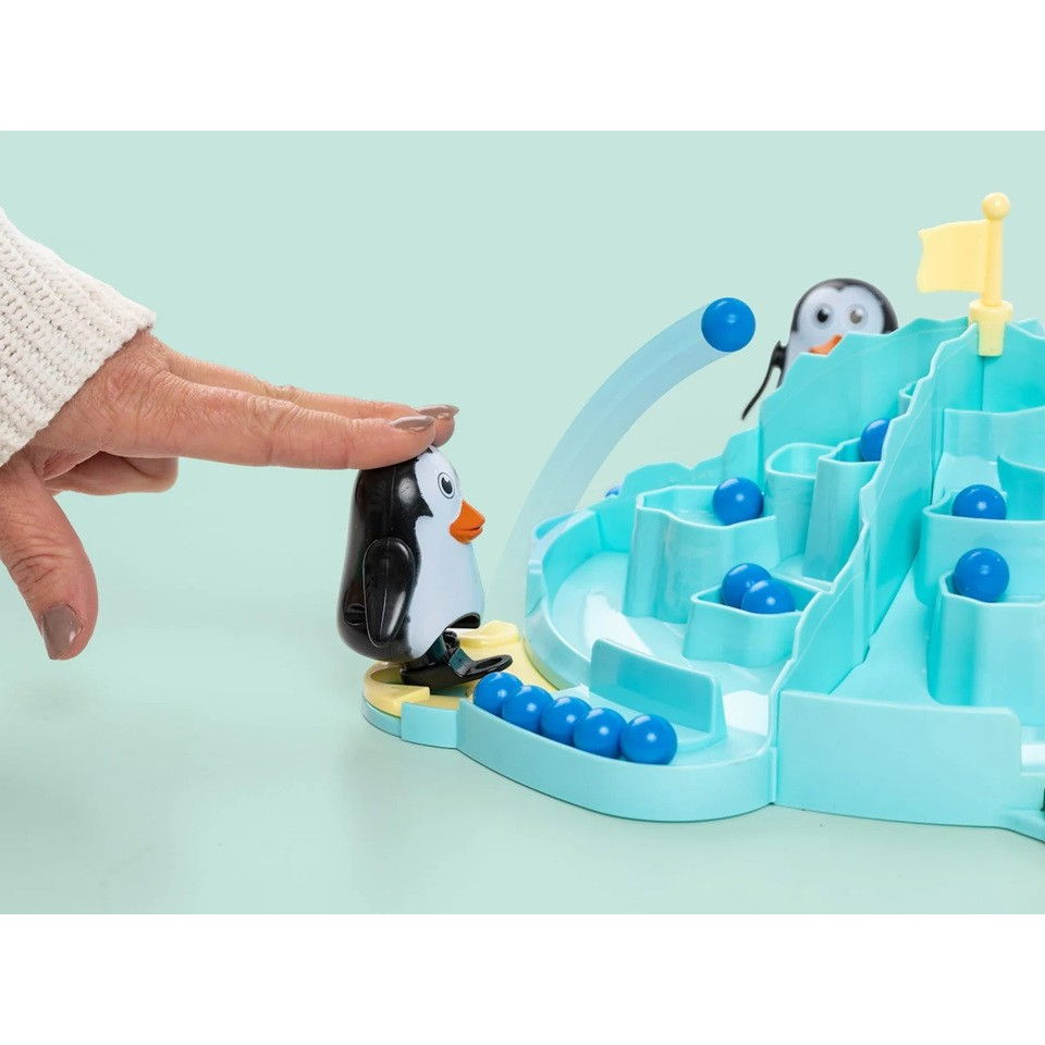 Joc Interactiv pentru Copii, Flippy, Batalia Pinguinilor, 3 ani+, Tabla de Joc, Figurine Pinguini, Mingi, Multicolor [5]