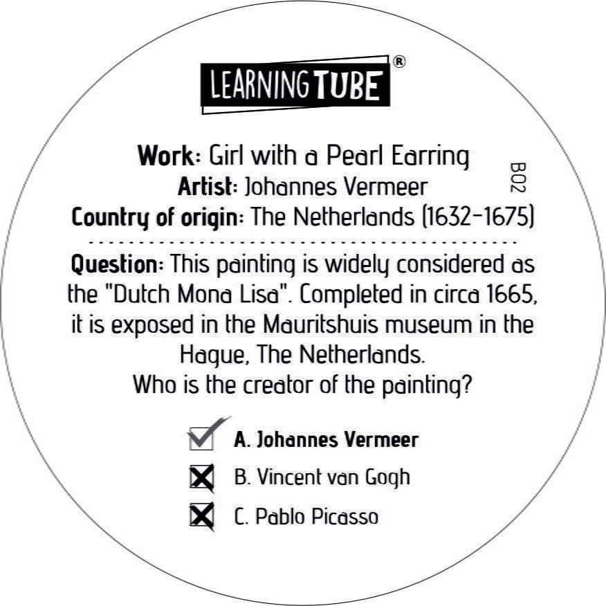 Joc Learning Tube® - Marii artisti ai lumii [5]