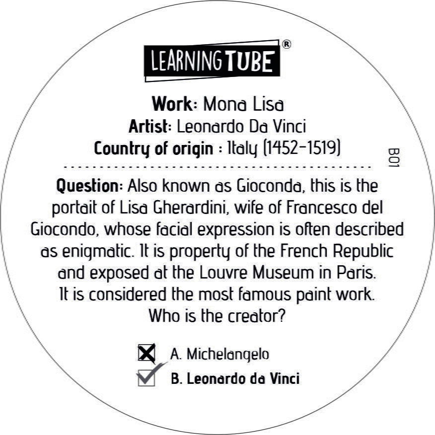 Joc Learning Tube® - Marii artisti ai lumii [3]