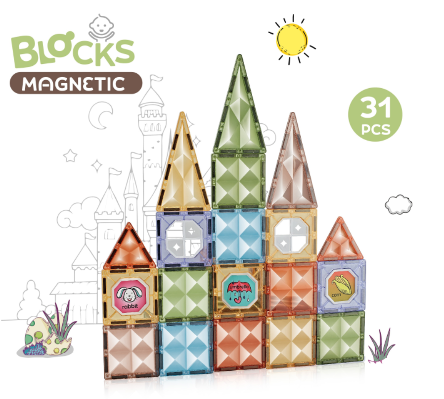 Joc magnetic Diamond - 31 piese (7.5 cm) [4]