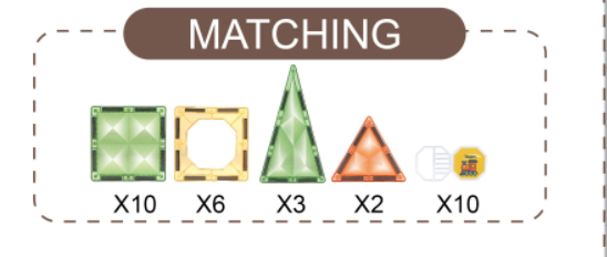 Joc magnetic Diamond - 31 piese (7.5 cm) [6]