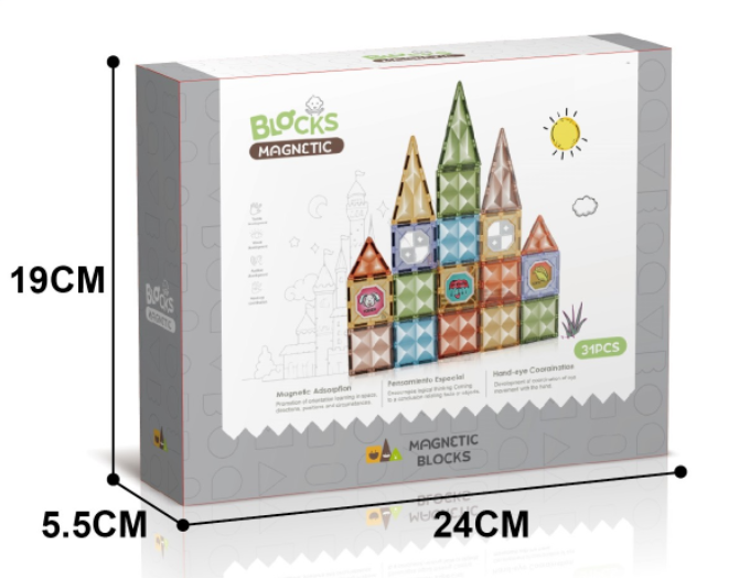 Joc magnetic Diamond - 31 piese (7.5 cm) [2]