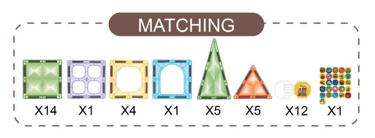 Joc magnetic Diamond - 31 piese (7.5 cm) [3]