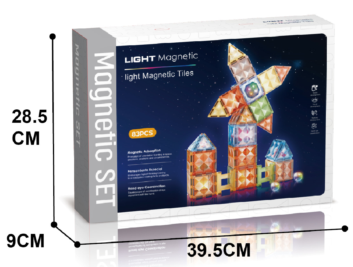 Joc magnetic Diamond cu lumini - 83 piese (7.5 cm) [2]