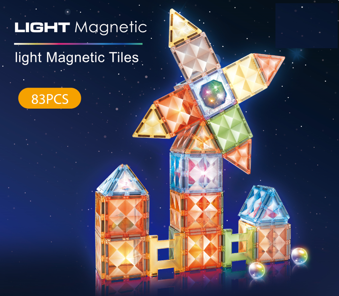 Joc magnetic Diamond cu lumini - 83 piese (7.5 cm) [3]