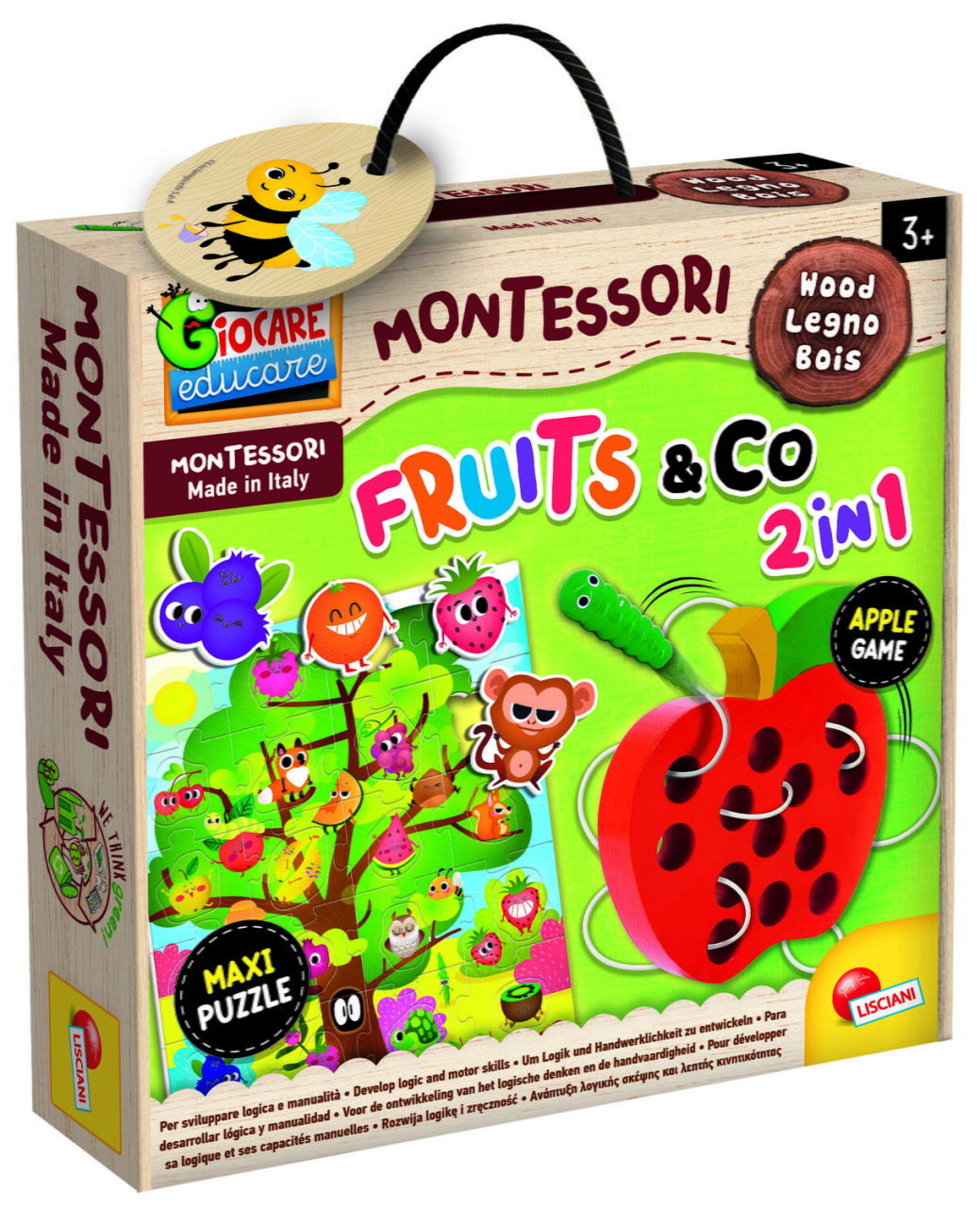 Joc Montessori 2 in 1 - Fructe [1]