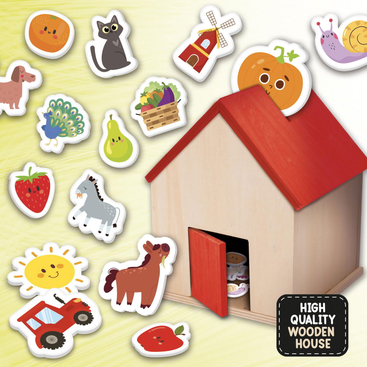 Joc Montessori din lemn - La ferma [2]