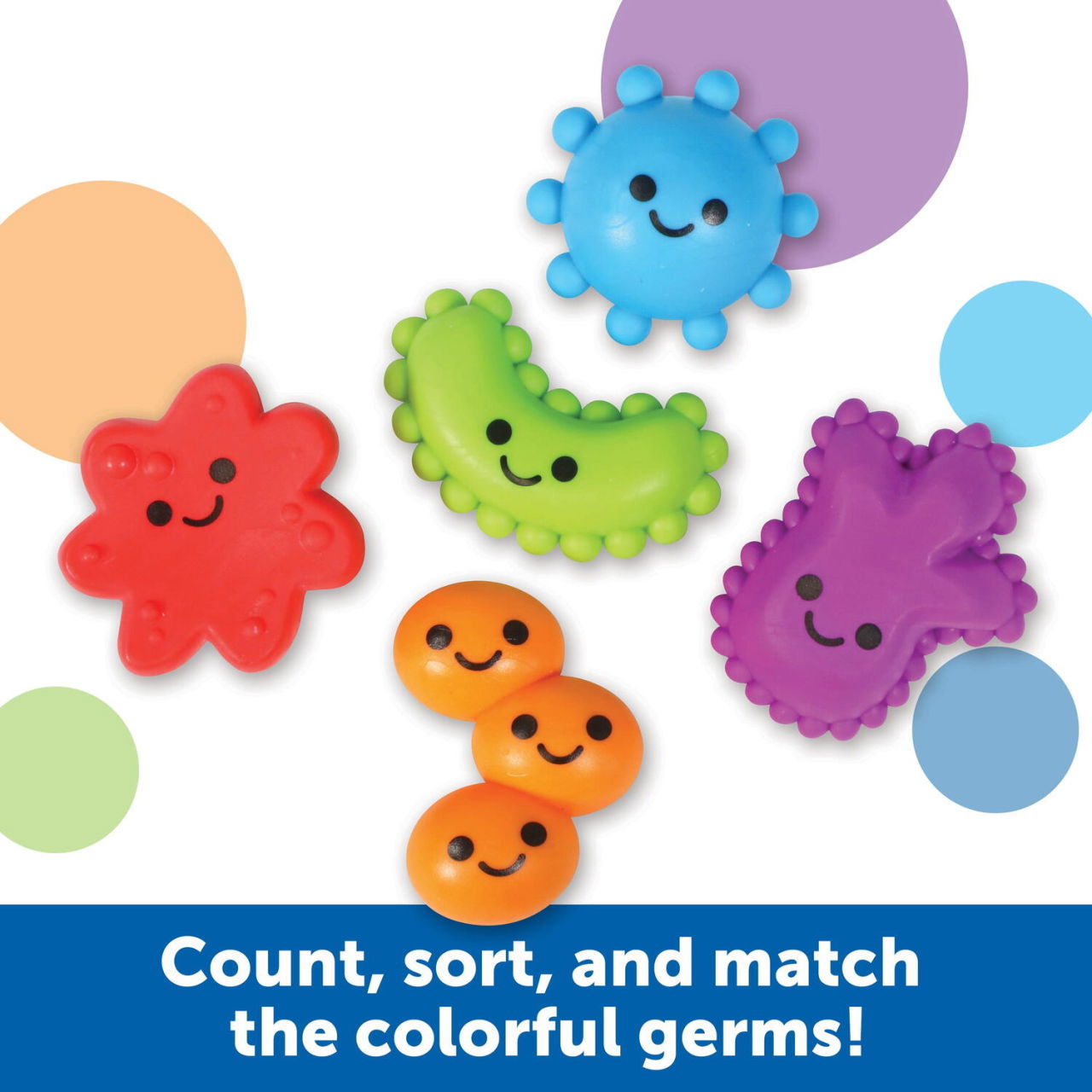 Joc sortare & motricitate - Microbi colorati [3]