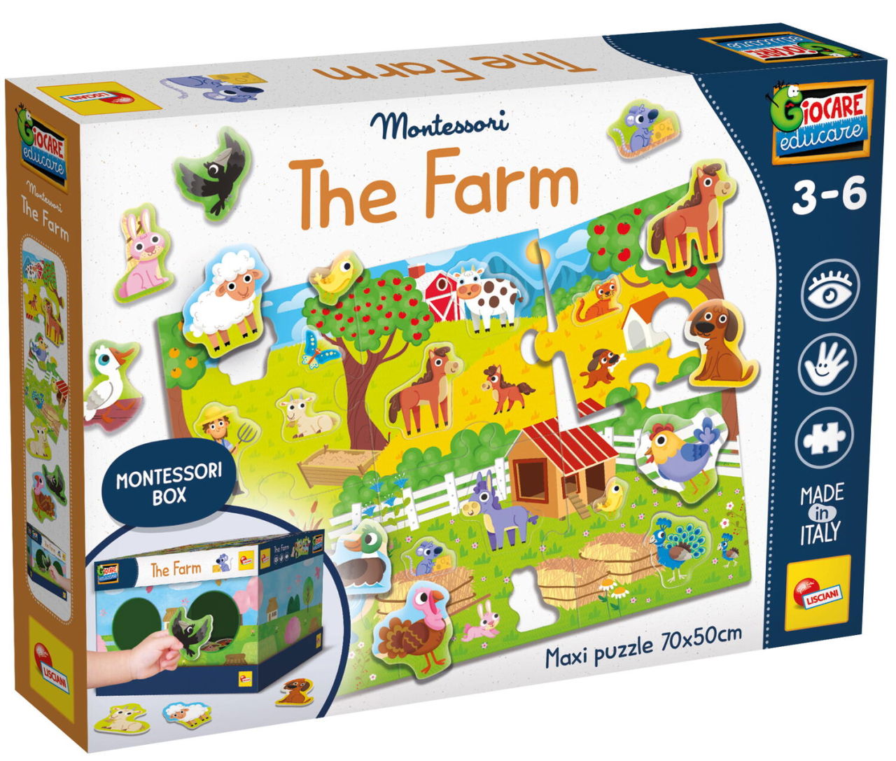 Joc tactil Montessori - Ferma [1]