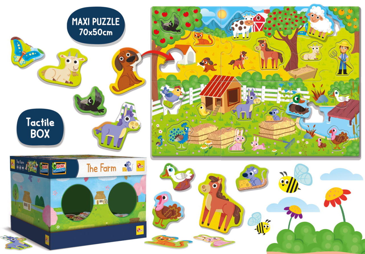 Joc tactil Montessori - Ferma [2]