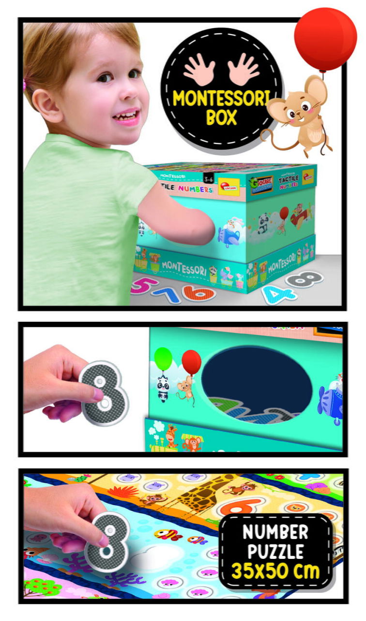 Joc tactil Montessori - Numaram si ne distram [3]