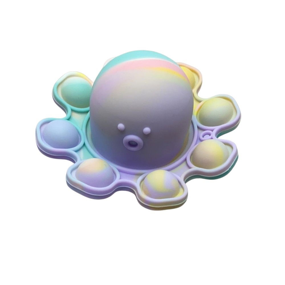 Jucarie antistres din silicon, Flippy®, Pop It Now and Flip It, Caracatita reversibila, Multicolor, V6 [2]
