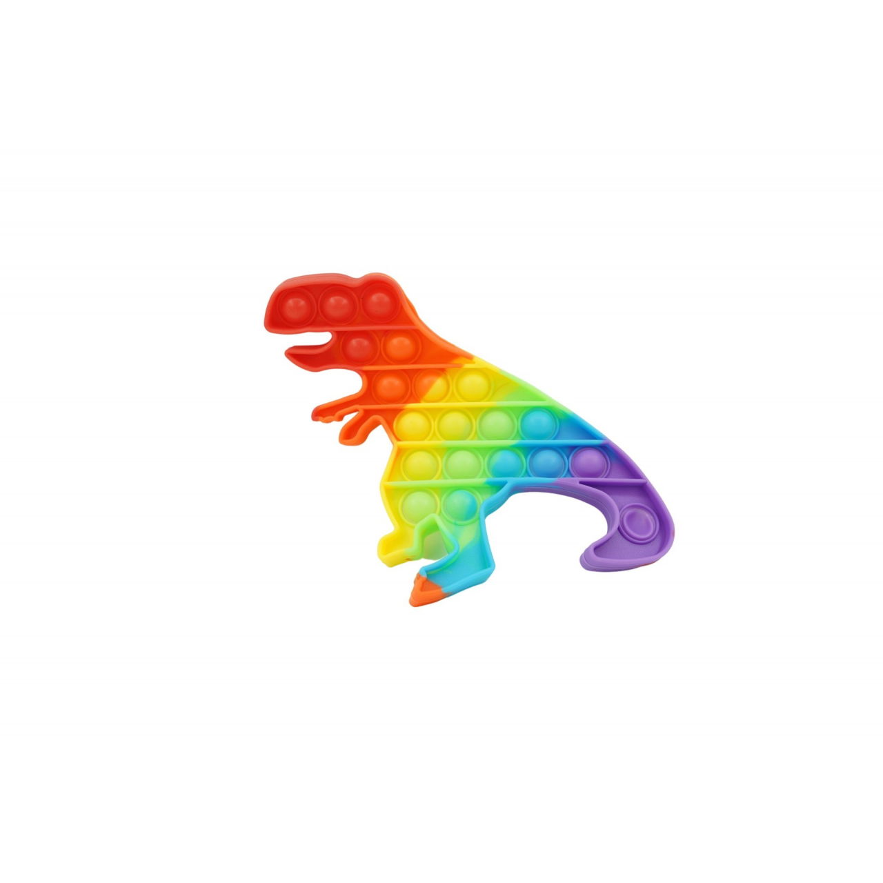 Jucarie antistres din silicon, Flippy, Pop It Now and Flip It, Dinozaur mic, Multicolor V1 [1]