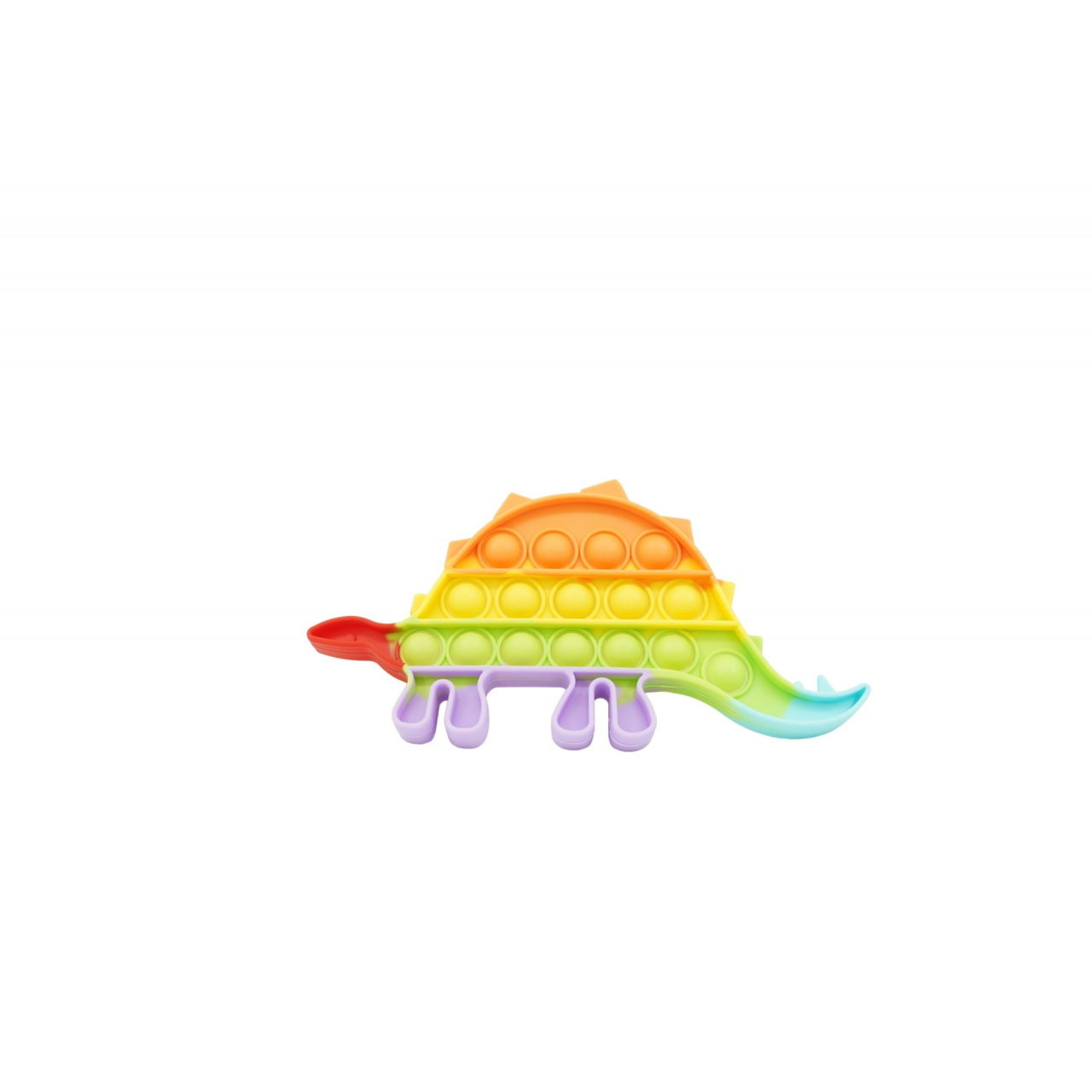 Jucarie antistres din silicon, Flippy, Pop It Now and Flip It, Dinozaur mic, Multicolor V4 [1]