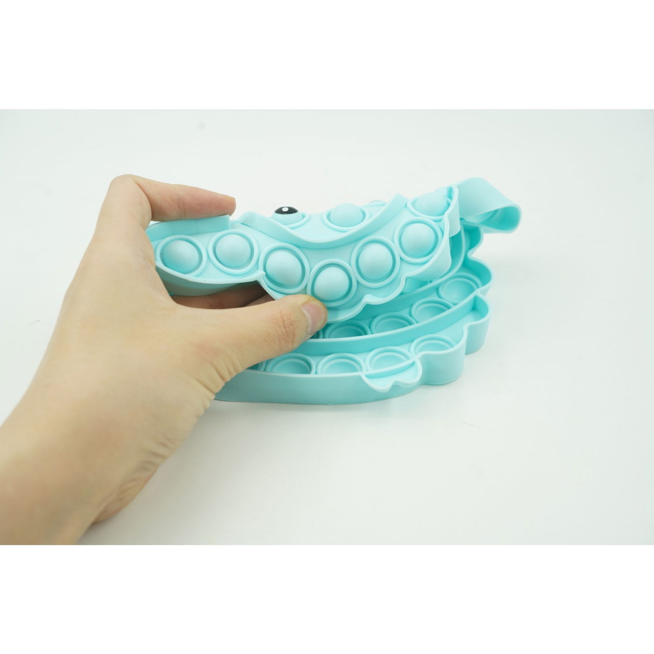 Jucarie antistres din silicon, Flippy, Pop It Now and Flip It, Oita, Albastru [10]