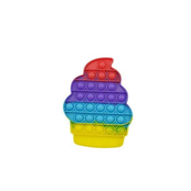 Jucarie antistres din silicon, Pop it Now and Flip It, Briosa, Multicolor [6]