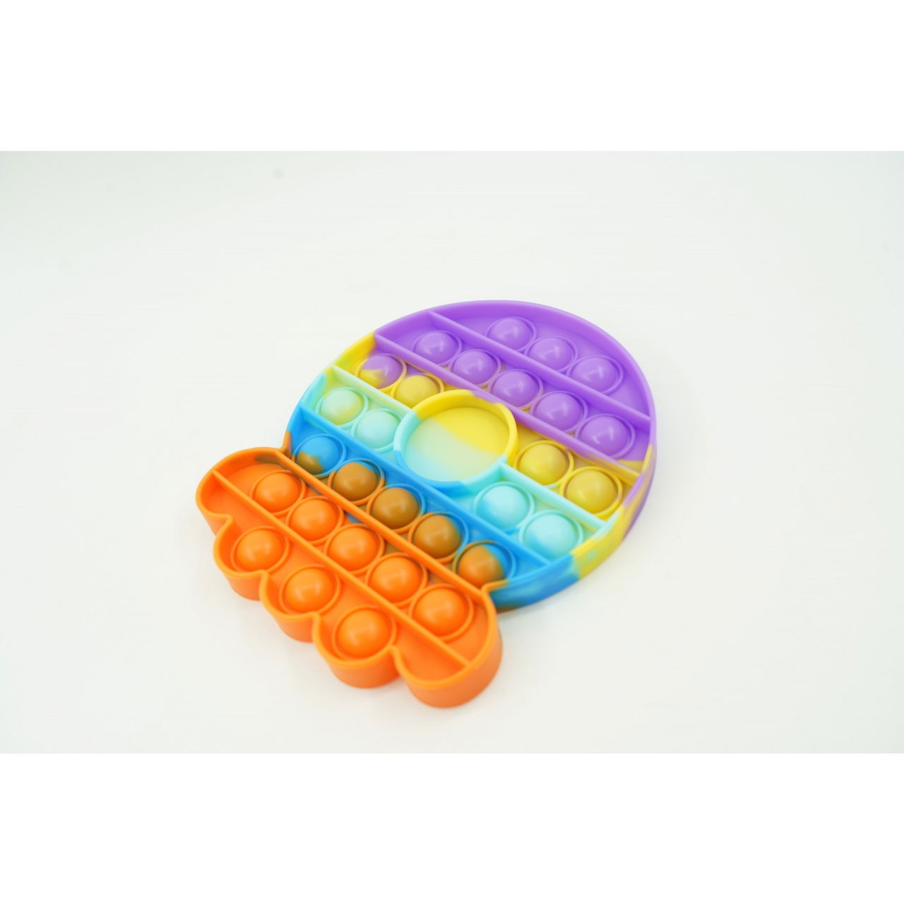 Jucarie antistres din silicon, Pop It Now and Flip It, Caracatita, Multicolor [2]