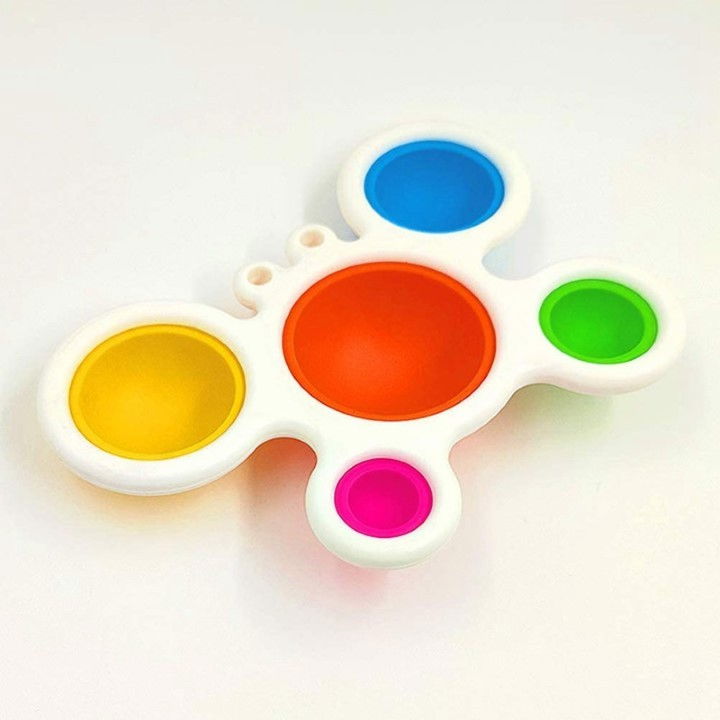 Jucarie Antistres Flippy - Fidget Toy, Simple Dimple, Crab, Multicolor [5]