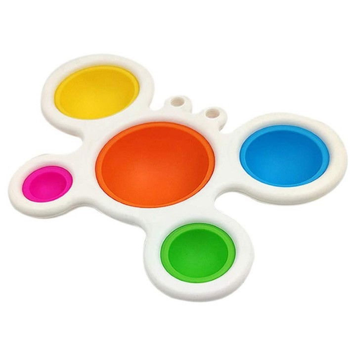 Jucarie Antistres Flippy - Fidget Toy, Simple Dimple, Crab, Multicolor [4]