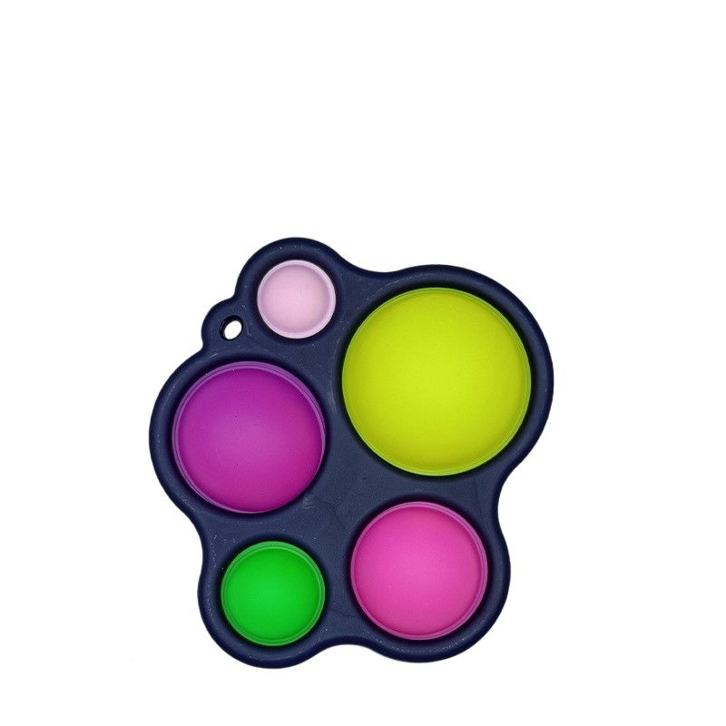 Jucarie Antistres Flippy - Fidget Toy, Simple Dimple, Negru [3]