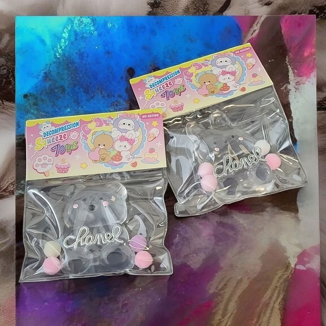 Jucarie Antistres Squishy, Flippy, cu Revenire Lenta, Squeeze Pinch, Family Model Animalute, Ambalaj Transparent [3]