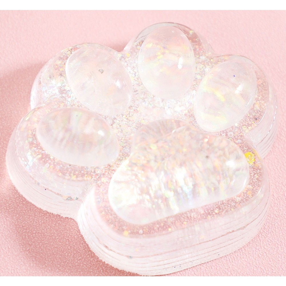 Jucarie Antistres Squishy, Flippy, Labuta de Pisica Pufoasa, cu Revenire Lenta, 7 x 6.5 cm, Model 270532, Multicolor [6]