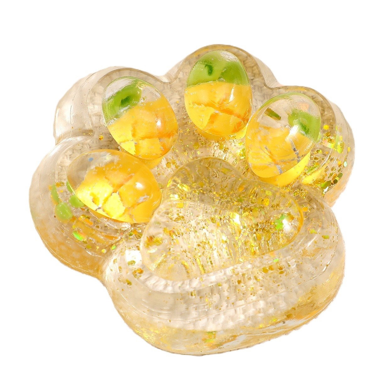 Jucarie Antistres Squishy, Flippy, Labuta de Pisica Squeeze Toys, cu Revenire Lenta, 7.5 cm, Model 270525, Multicolor [1]