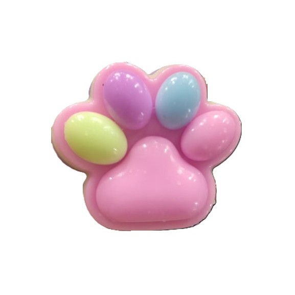 Jucarie Antistres Squishy, Flippy, Labuta de Pisica Squeeze Toys, cu Revenire Lenta, 7.5 cm, Model 270529, Multicolor [1]