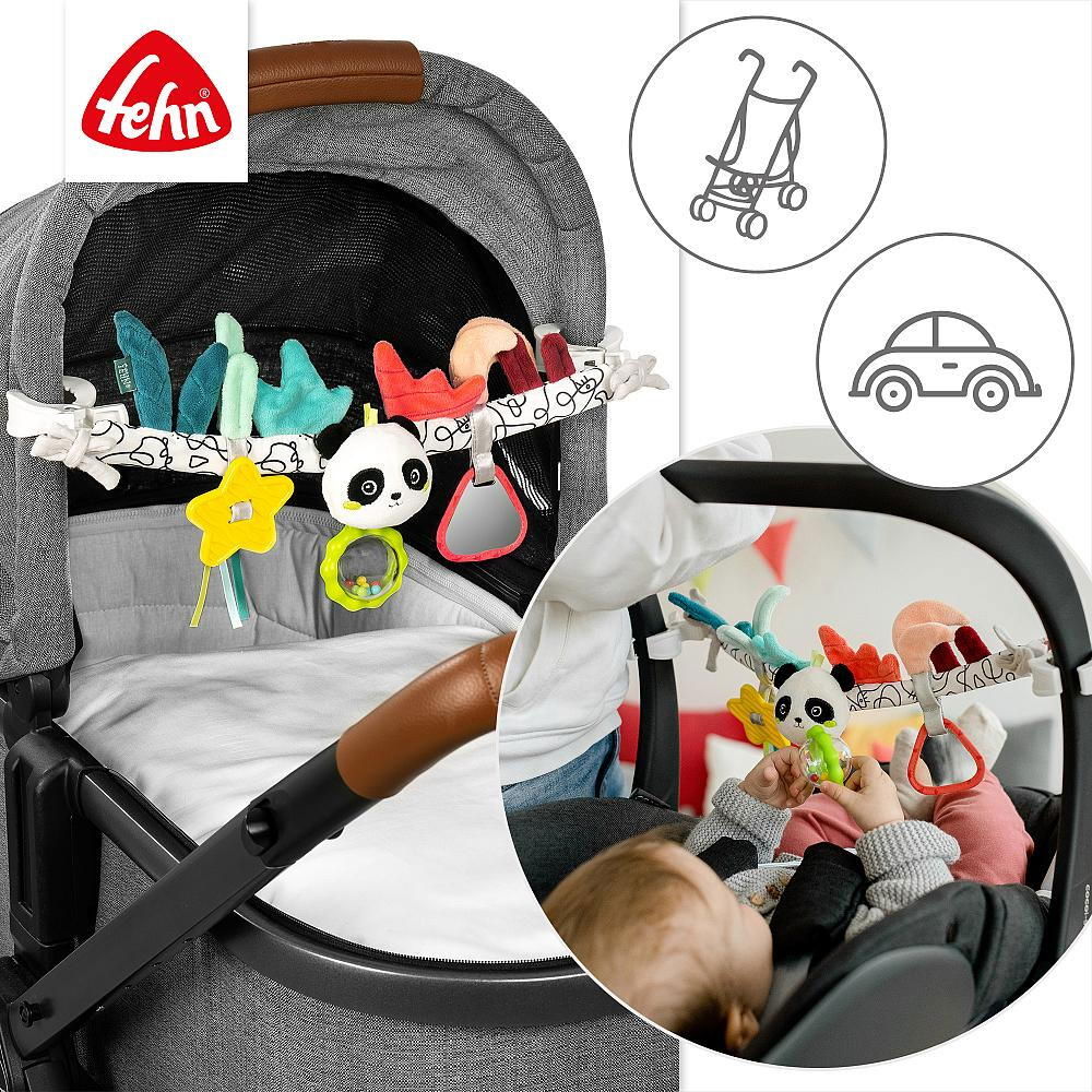 Jucarie carucior Dobabydoo - Ursulet panda [4]