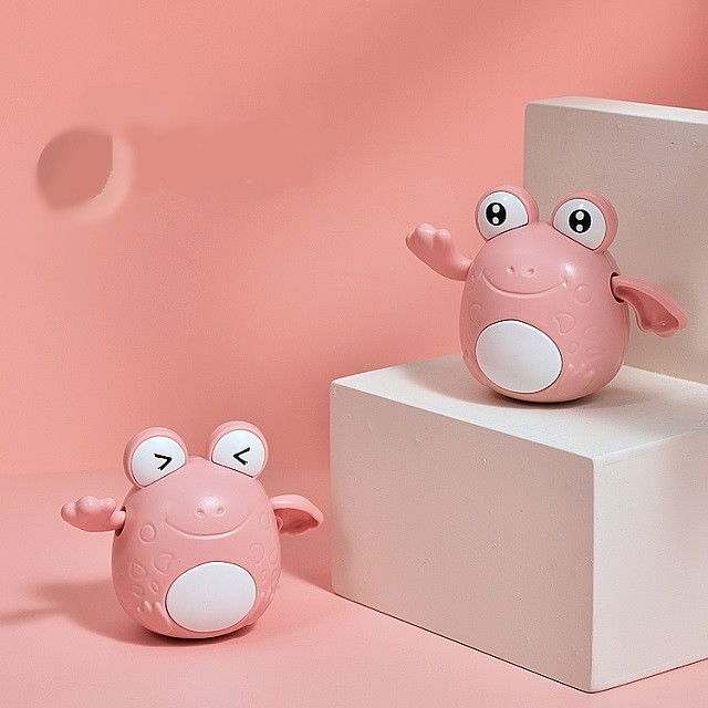 Jucarie de baie pentru copii, Flippy, broscuta roz [4]