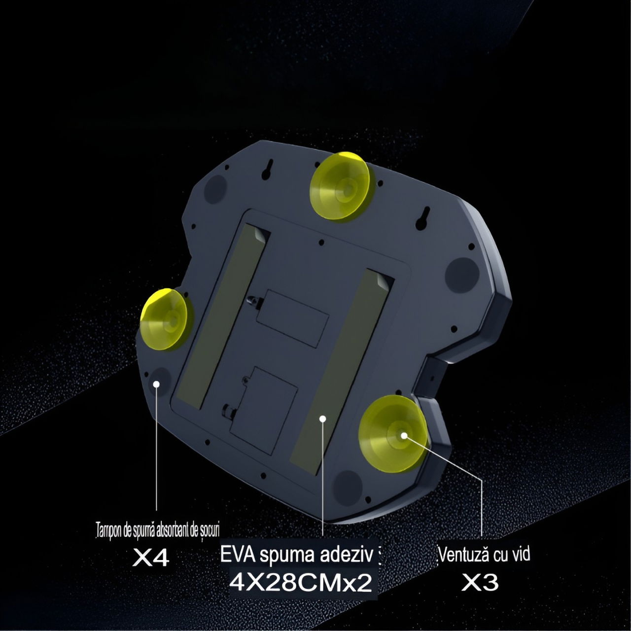 Jucarie de Boxat cu Muzica si Lumini, Flippy, Manusi Incluse, 32.5x28x7.4 cm, 930 g, Negru [3]