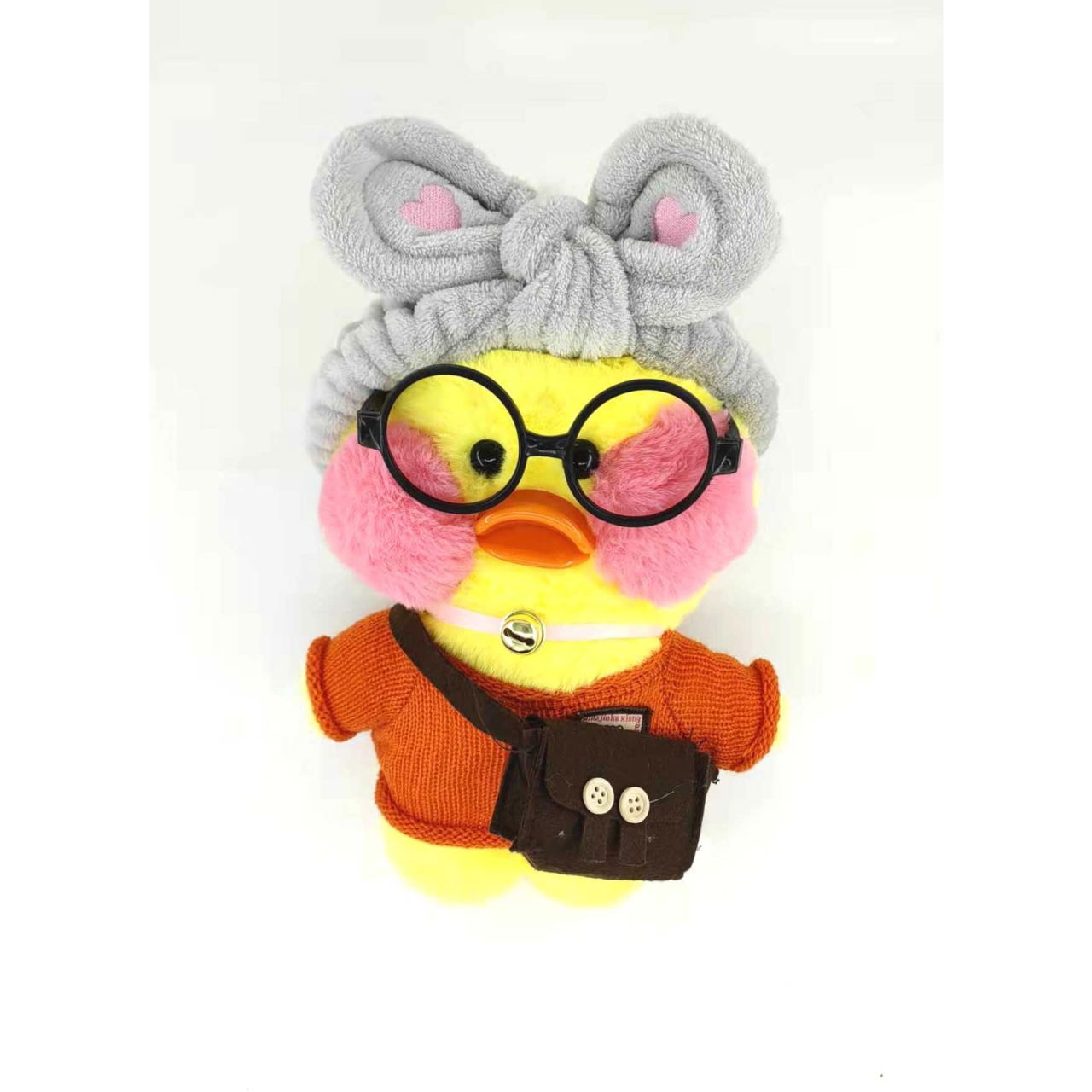 Jucarie De Plus Rata Lalafanfan Flippy - Obrajii Rosii, Haine Si Accesorii Random, Diverse culori [5]