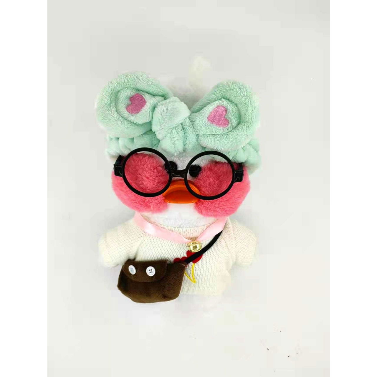 Jucarie De Plus Rata Lalafanfan Flippy - Obrajii Rosii, Haine Si Accesorii Random, Diverse culori [4]