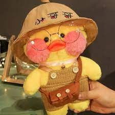 Jucarie de plus Ratusca Lalafanfan Flippy, Haine si Accesorii Random, Galben [4]