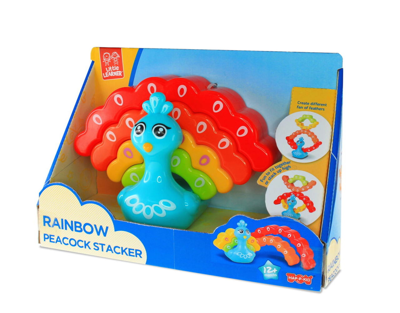 Jucarie de stivuit - Paun colorat [1]