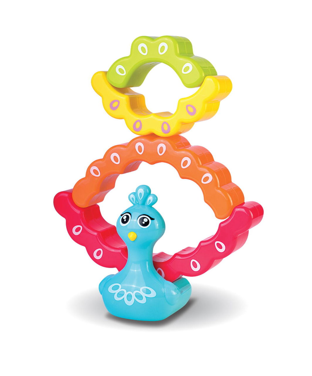 Jucarie de stivuit - Paun colorat [5]