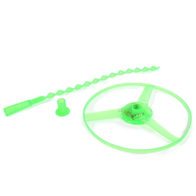 Jucarie Disc Zburator, Flippy, cu Lumini, Manual, din ABS, +14 Ani, Verde [1]