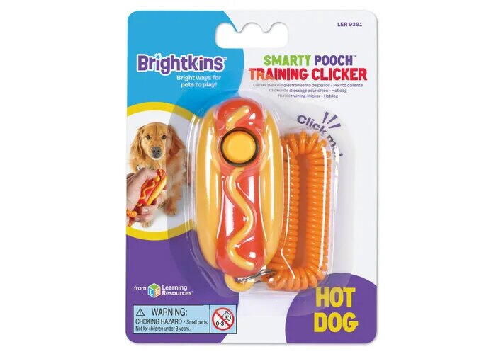 Jucarie dresaj caini - Clicker Hot dog [2]