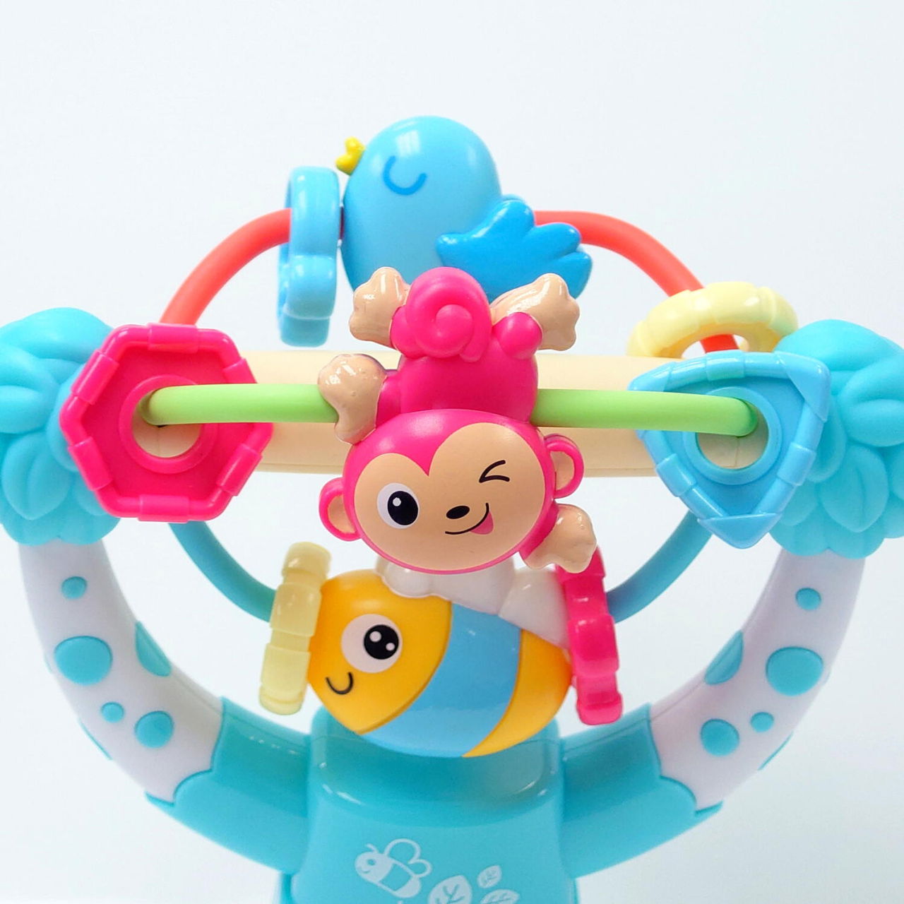 Jucarie interactiva cu ventuza - Invarte si descopera [8]