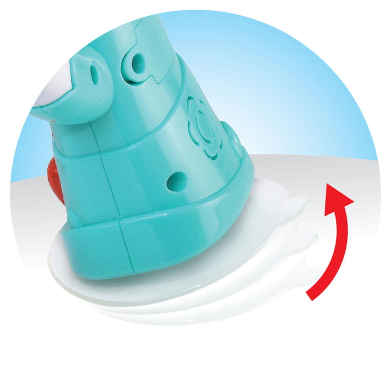 Jucarie interactiva cu ventuza - Invarte si descopera [3]