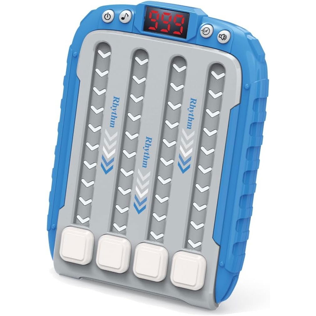 Jucarie Interactiva, Flippy, Joc Rhythm, +3 Ani, din ABS, 6 Niveluri, 15 x 3 x 11 cm, Functie Muzicala, Albastru [1]