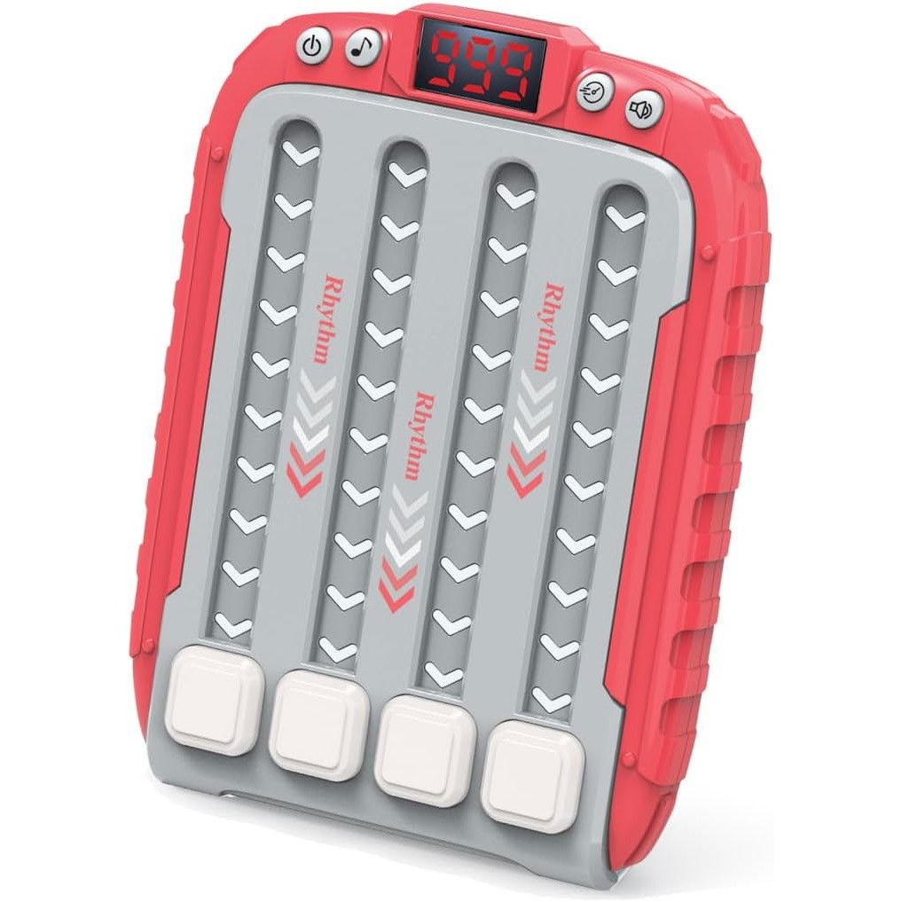 Jucarie Interactiva, Flippy, Joc Rhythm, +3 Ani, din ABS, 6 Niveluri, 15 x 3 x 11 cm, Functie Muzicala, Rosu [1]