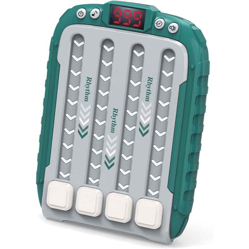 Jucarie Interactiva, Flippy, Joc Rhythm, +3 Ani, din ABS, 6 Niveluri, 15 x 3 x 11 cm, Functie Muzicala, Verde [1]